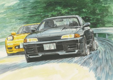 1/24 頭文字Dシリーズ No.002 スカイラインGT-R V･specII(BNR32) 中里毅 フジミ, FUJ83916, by フジミ