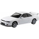 1/32 楽プラ スナップキット No.21-WH ニッサン R33 スカイラインGT-R(ホワイト) アオシマ, AOS00353, by アオシマ