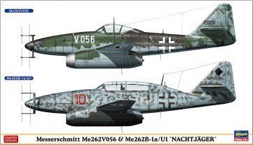 1/72 メッサーシュミットMe262V056&Me262B-1a/U1"夜間戦闘機" ハセガワ, HAS22362, by ハセガワ