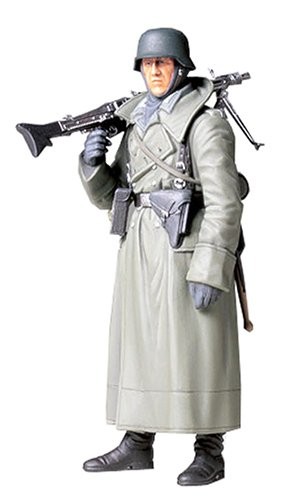1/16 ワールドフィギュアシリーズ WWII ドイツ機関銃手 (後期型オーバーコート) タミヤ, TAM63063, by タミヤ