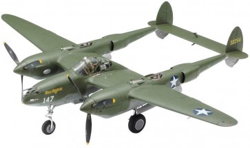 1/48 傑作機シリーズ ロッキードP-38 F/G ライトニング タミヤ, TAM11201, by タミヤ