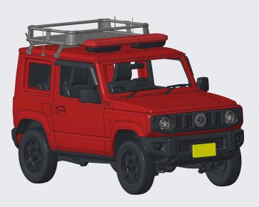 1/24 インチアップシリーズ No.185 スズキ ジムニー JB64(消防広報車/志太北広報1) フジミ, FUJ48246, by フジミ