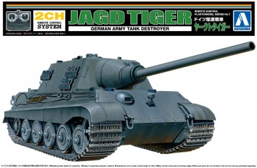 リモコンプラモデルシリーズ No.07 ドイツ駆逐戦車 ヤークトタイガー アオシマ, AOS59364, by アオシマ
