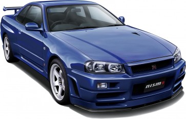 1/24 インチアップシリーズ No.1003 スカイライン GT-R (BNR34型) ニスモパーツ付き ニスモ40周年組立式ケース付き フジミ, FUJ48031, by フジミ