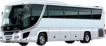 1/32 観光BUSシリーズ No.1 EX-1 日野セレガ スーパーハイデッカ(バスガイド&バス運転手フィギュア付き) フジミ, FUJ12032, by フジミ