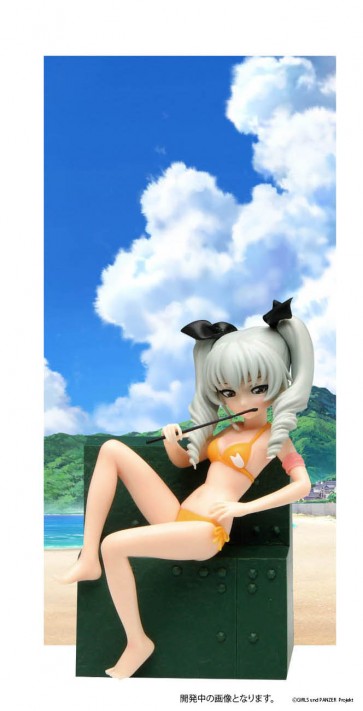 1/10 ガールズ＆パンツァー アンチョビ -水着ver.- ガルパン10周年記念特別版です！ プラッツ, PLZ82500, by プラッツ