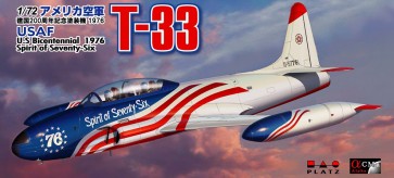 1/72 T-33 ｱﾒﾘｶ空軍建国200周年記念塗装機 1976 プラッツ, PLZ16291, by プラッツ