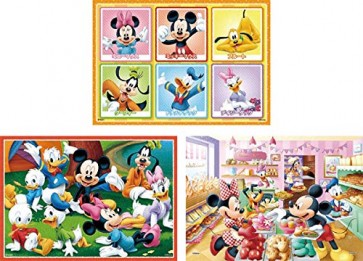 はじめてのジグソーパズル 16/25/35ピース ミッキー＆フレンズ たのしいまいにち  エポック, EPC10068, by エポック