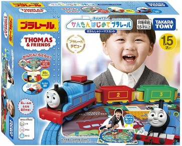 プラレール トーマス ぷっしゅでゴー! かんたんはじめてプラレール きかんしゃトーマスセット タカラトミー, TAK78217, by タカラトミー