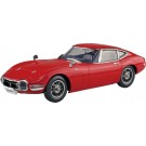 1/32 楽プラ スナップキット No.06-SR トヨタ 2000GT(ソーラーレッド) アオシマ, AOS68137, by アオシマ