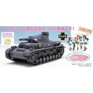 1/72 ガールズ&パンツァー IV号戦車D型 あんこうチーム アクリルスタンド付属 プラッツ, PLZ89660, by プラッツ