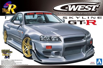 C-WEST　R34GT-R, AOS41017, by アオシマ