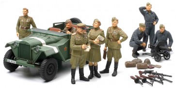 1/48 スケール限定シリーズ GAZ-67B ソビエト軍将校セット タミヤ, TAM97674, by タミヤ