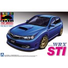 1/24　プリペイントモデル（塗装済プラモデル） 25 GRB インプレッサ WRX STI 5door '07 (WRブルー・マイカ) アオシマ, AOS04913, by アオシマ