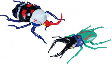 自由研究シリーズ No.251 マジンガーZ VS デビルマン編 カブトムシ マジンガーZ ver. VS クワガタムシ デビルマン ver. フジミ, FUJ71395, by フジミ