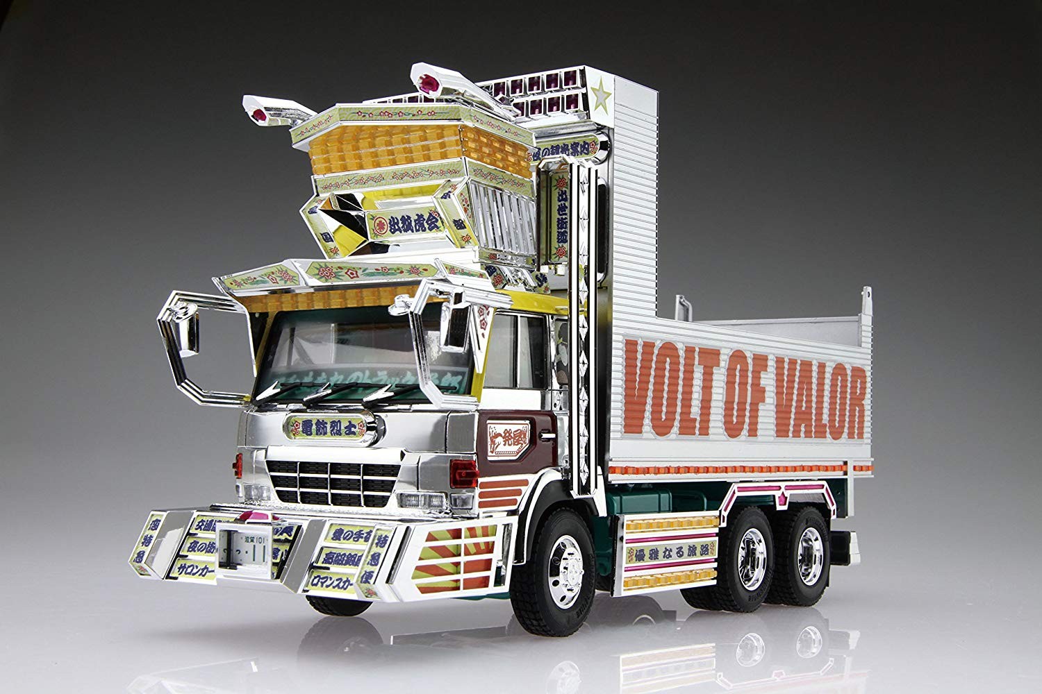 未組立アオシマ1/32 嵐鬼龍 バスロケット大型デコトラシリーズ No.3
