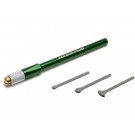 HGマイクロスクレーパーセット[スクレーパー3種+グリップ(緑)] ウェーブ, WAV86901, by ウェーブ