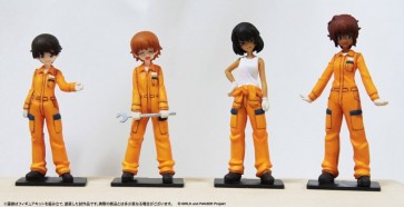 1/35 ガールズ＆パンツァー レオポンさんチームフィギュアセット プラッツ, PLZ19353, by プラッツ
