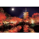 ジグソーパズル 1000ピース 日本の風景 秋の東寺 五重塔-京都 エポック, EPC08022, by エポック