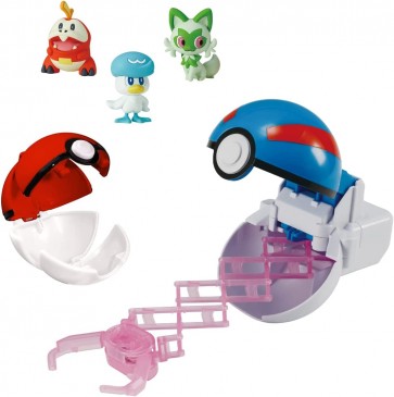 ポケットモンスター モンコレ ポケトルゼ＆ポケデルゼ 旅立ちの3匹セット (スーパーボール･モンスターボール) タカラトミー, TAK70294, by タカラトミー