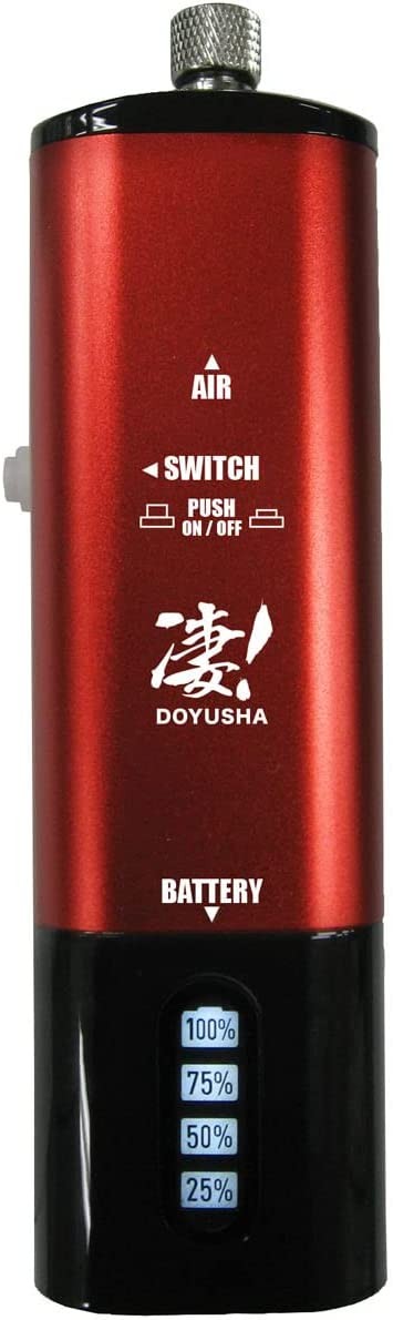 凄! 充電式ハンディ エアーコンプレッサー レッド 童友社, DYS30414, by 童友社