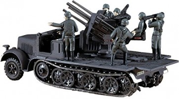 1/72　8ﾄﾝ HT/20mm 4連装砲, HASMT14, by ハセガワ