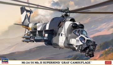 1/72 ハセガワ限定商品 Mi-24/35 Mk.III スーパーハインド グレー カムフラージュ ハセガワ, HAS22973, by ハセガワ