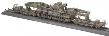 1/72　60cm 自走臼砲 ｶｰﾙ 量産型 w/運搬貨車, HASMT57, by ハセガワ