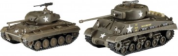 1/72 M4A3E8 シャーマン & M24 チャーフィー アメリカ陸軍主力戦車 コンボ ハセガワ, HAS00682, by ハセガワ