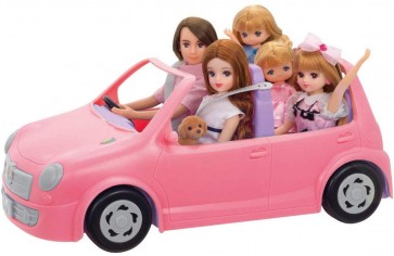 リカちゃん: LF-04 みんなでおでかけ リカちゃん ファミリーカー タカラトミー, TAK30567, by タカラトミー