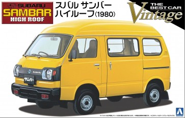 1/24 ザ・ベストカーヴィンテージ 50 スバル　サンバーハイルーフ アオシマ, AOS45671, by アオシマ