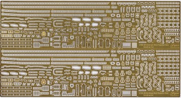 1/700 グレードアップパーツシリーズ No.141 艦NEXT 日本海軍夕雲型駆逐艦 夕雲/風雲 専用エッチングパーツ フジミ, FUJ17225, by フジミ