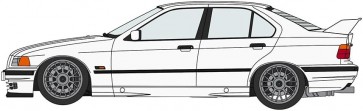 1/24 BMW 320i カスタムバージョン ハセガワ, HAS08315, by ハセガワ