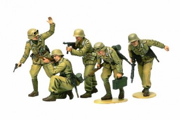 1/35 MM ﾄﾞｲﾂ ｱﾌﾘｶ軍団歩兵ｾｯﾄ, TAM35314, by タミヤ